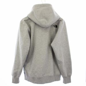 THE NORTH FACE HEATHER LOGO BIG HOODIE プルオーバーパーカー スウェット 裏起毛 長袖 L グレー