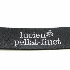 lucien pellat finet ベルト ハトメ スカル レザー 34/85 黒 ブラック /AN22