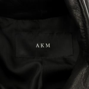 AKM ライダースジャケット XL ブラック