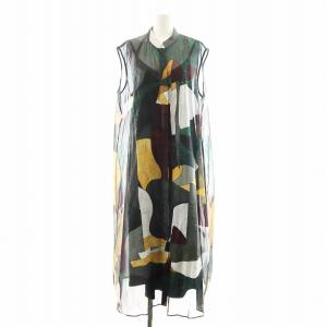 23SS MEDI MURAL TRANSFORM DRESS ワンピース ロング丈 ノースリーブ S
