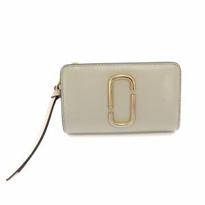 ザスナップショットコンパクトウォレット 財布 二つ折り 小銭入れ レザー グレー M0014281 /YT