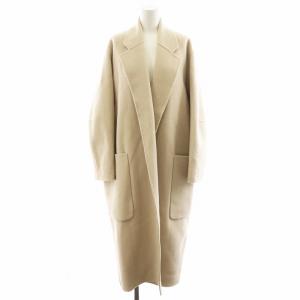 WOOLOVERCOAT チェスターコート ロング丈 ウール アウター 36 ベージュ 12120011