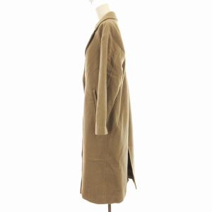 SLOBE IENA SUPER100 ロングチェスターコート 36 ベージュ 20020912361140 /EE