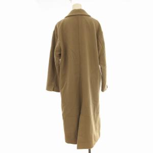 SLOBE IENA SUPER100 ロングチェスターコート 36 ベージュ 20020912361140 /EE