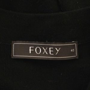 FOXEY トリックカーディガン 26981 40 ブラック