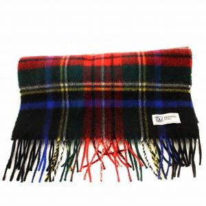 カシミヤ チェック マフラー ストール マルチカラー /G