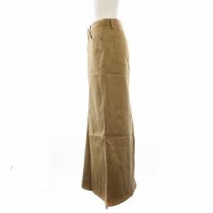 L'Appartement 22AW Chino Maxi Skirt スカート ロング 36 カーキ 22-060-560-3012-3-0