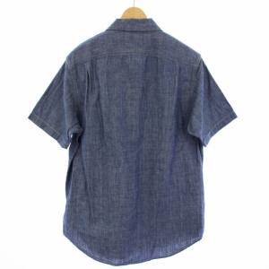 RRL ラルフローレン シャツ 半袖 S ネイビー 782819222001
