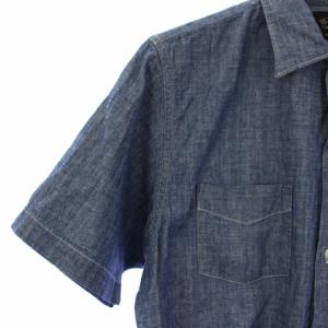 RRL ラルフローレン シャツ 半袖 S ネイビー 782819222001