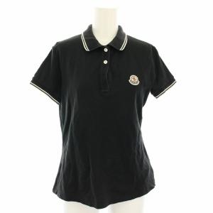 ポロシャツ 半袖 コットン M 黒 ブラック 白 ホワイト 83740 /YT