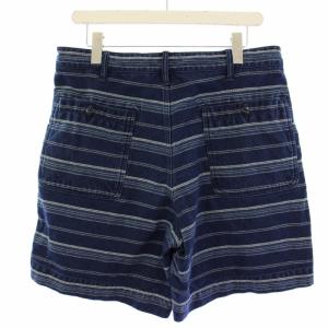 RRL ラルフローレン ハーフパンツ ショートパンツ デニム ボーダー W30 インディゴ 782928608001