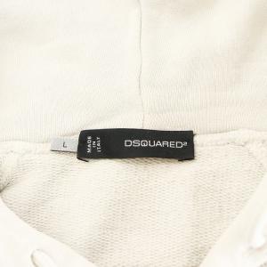 DSQUARED2 パーカー プルオーバー ワッペン ロゴ L グレー 75GP181 /AN26