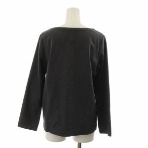 theory luxe シャツ ブラウス 長袖 カシミヤ混 38 グレー 03-4308265 /NQ