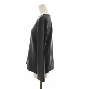 theory luxe シャツ ブラウス 長袖 カシミヤ混 38 グレー 03-4308265 /NQ