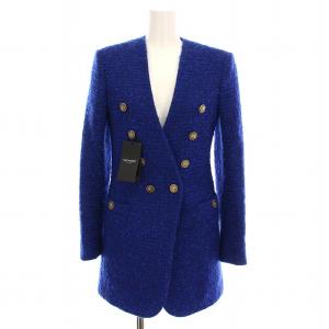 ツイードブレザー ジャケット F36 ブルー