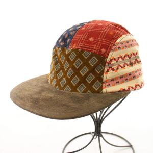 ジェットキャップ 総柄 ペイズリー 帽子 マルチカラー 38-41-0296-017 /MM