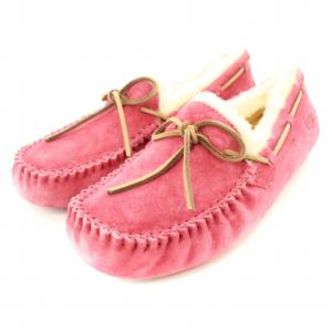 ダコタ ムートン ローファー モカシン 24cm ピンク 5612 /MM