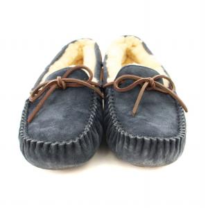 UGG australia ダコタ ムートン ローファー モカシン 24cm 紺 5612 /MM