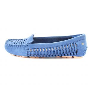 UGG australia Clary ローファー モカシン 24cm 青 1007103 /MM