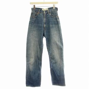 B00MSPA18 HIGHT WAIST DENIM デニムパンツ ハイウエスト USED加工 36