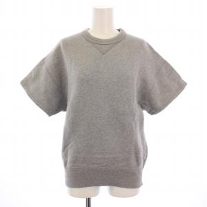 スウェット トレーナー プルオーバー 半袖 クルーネック 裏起毛 2 グレー 152-12065