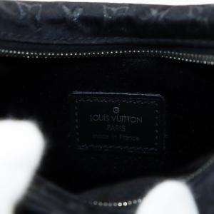 LOUIS VUITTON リトルブローニュ モノグラムサテン ハンドバッグ ブラック M92142