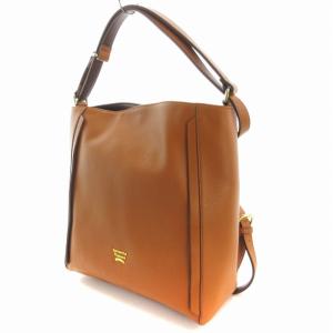 Samantha Thavasa 2wayソフトバッグ大 ショルダーバッグ リュックサック キャメル /RO