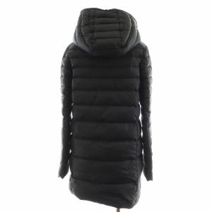 DUVETICA ブレンダ BRENDA ダウンコート ロング丈 フード ナイロン アウター 40 黒 ブラック 481PN00
