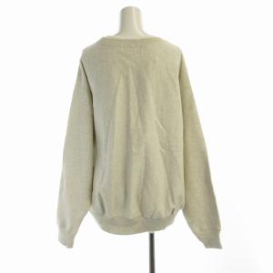 SLOBE IENA 24AW 刺しゅうロゴレイヤードデザインスウェット トレーナー プルオーバー 長袖 F アイボリー 24-070-912-3150-4-0