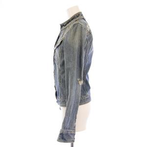DOLCE&GABBANA VINTAGE デニムジャケット ジージャン Gジャン USED加工 36 インディゴ /BM
