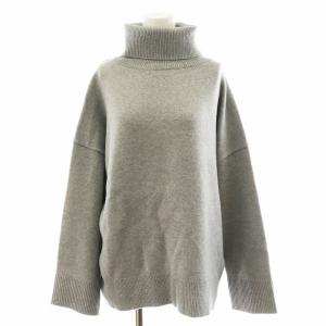23AW Aries タートルネックプルオーバー ニット セーター 長袖 グレー 23080500805030