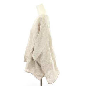 JOURNAL STANDARD relume タグ付き セットアップ 2点セット 24SS No.14 フレンチリネンポンチョプルオーバー フレンチリネンワイドイージー