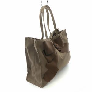 M'S GRACY トートバッグ リボンモチーフ ブラウン 394308 /NQ