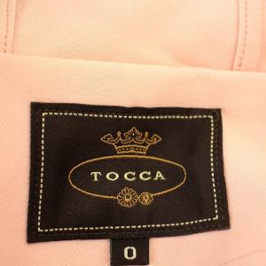 TOCCA フード コート HS0001 中綿ライナー付 ファー ロング コート フリル 0 ピンク /G