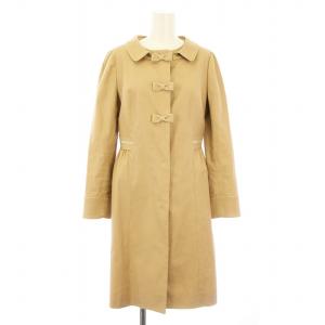 CMTOCM0200 スプリングコート ステンカラーコート ロング リボン 2 ベージュ /KU