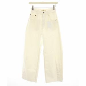 ブルージュデニム カービングデニム ジーンズ ジップフライ タグ付き 0 白 ホワイト CLZ5022103A0001