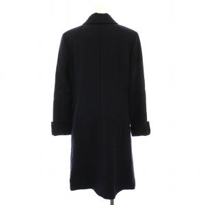 Brooks Brothers ウールコート ロング ステンカラー アウター 4 ネイビー /YM