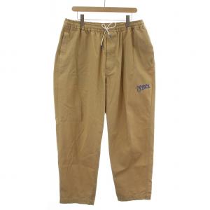 Easy Pants イージーパンツ JOTA スラックス ウエストゴム ロゴ 刺繍 XXL ベージュ