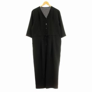 24AW リラックスオールインワン 24-030-912-4040 半袖 パンツ F 黒 ブラック /G