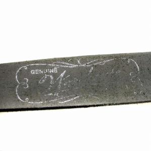 WAREHOUSE レザー ベルト 32 黒 ブラック