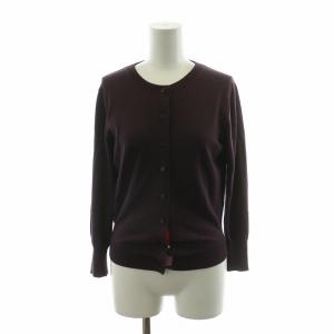 カーディガン ニット 長袖 薄手 M ブラウン CKRPSNA0600 /NQ
