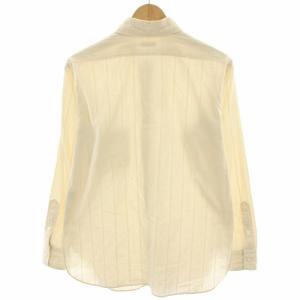 WAREHOUSE シャツ タイニーカラー 長袖 総柄 36 ベージュ /YT