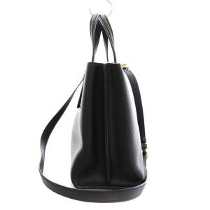 COACH ウィロウ トート 24 ハンドバッグ 2WAY ショルダーバッグ レザー 黒 C8869 /YM