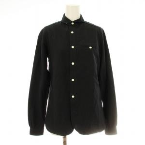 sunset work shirt MAS-002 サンセットワークシャツ 長袖 丸襟 麻 リネン混 0