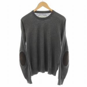 ニット エルボーパッチ ウール S グレー S50HA0800