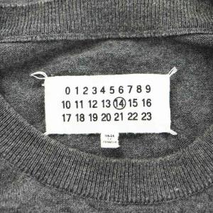 Maison Margiela 14 ニット エルボーパッチ ウール S グレー S50HA0800