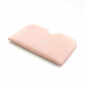 Acne Studios カードケース 名刺入れ レザー ピンク /NQ