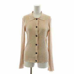 カーディガン リブニット 長袖 ピンク 8628-199-0067 /NQ