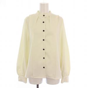 シャツ ブラウス 長袖 バンドカラー F 白 142200007 /BM