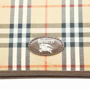 burberrys ヴィンテージ ノバチェック 二つ折り財布 ブラウン